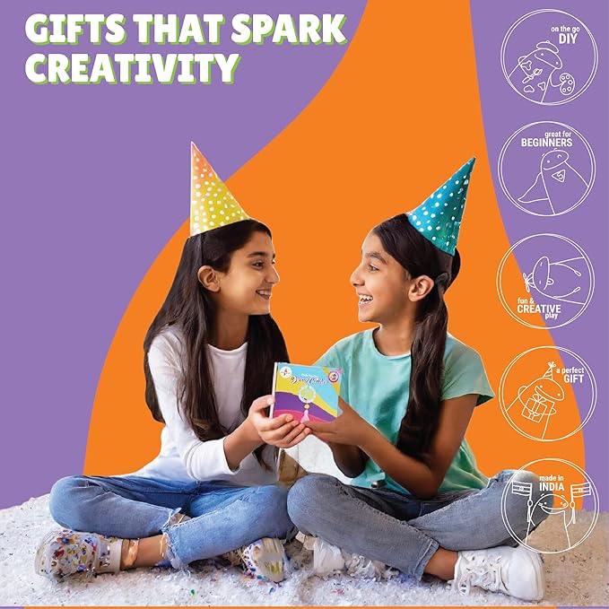 Kalakaram Mini Unicorn Sequin Pouch Making Kit | Diy Painting Kit | Creative Activity Kits