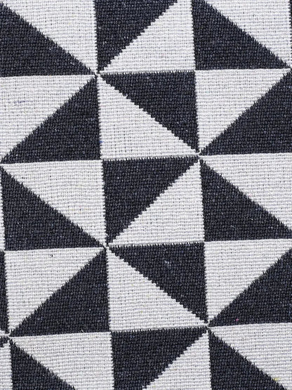 Saral Home Firki Designer Soft Cotton Durable & Washable Multipurpose Runner Colour Grey