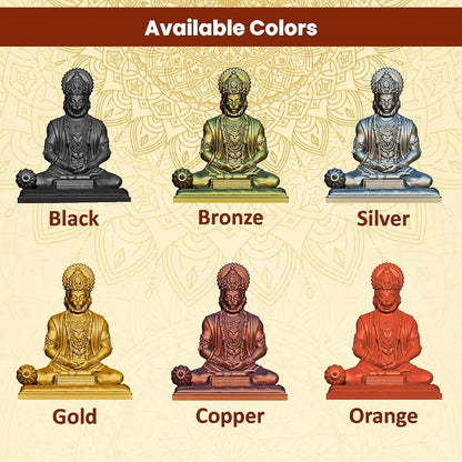 Jd Fresh 4.5 Inch Bajrangbali Statue with Gada - Copper