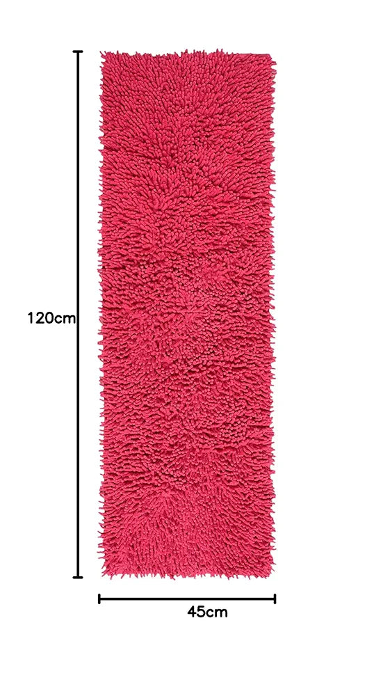 Saral Home Shaggy Soft Cotton Durable & Washable Multipurpose Runner