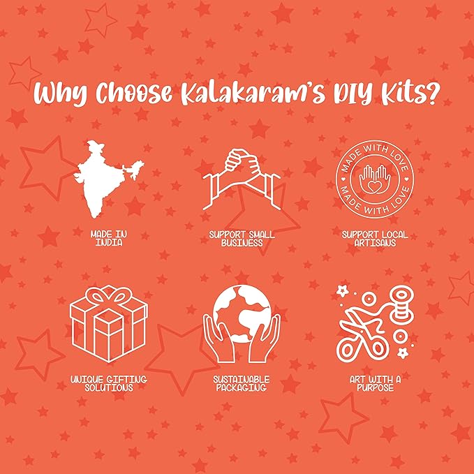 Kalakaram Paint Your Own 10 Figurines Painting Craft Kit for Kids | Nativity Painting Set Diy Painting Kit for Kids