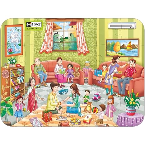 Abyz Wooden Jigsaw Puzzles For Kids For Kids Of Age 4-6 Years 24 Pcs Puzzle