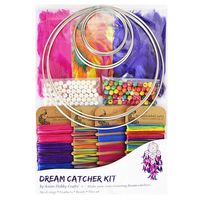 Asian Hobby Crafts DIY Dream Catcher Kit | Large
