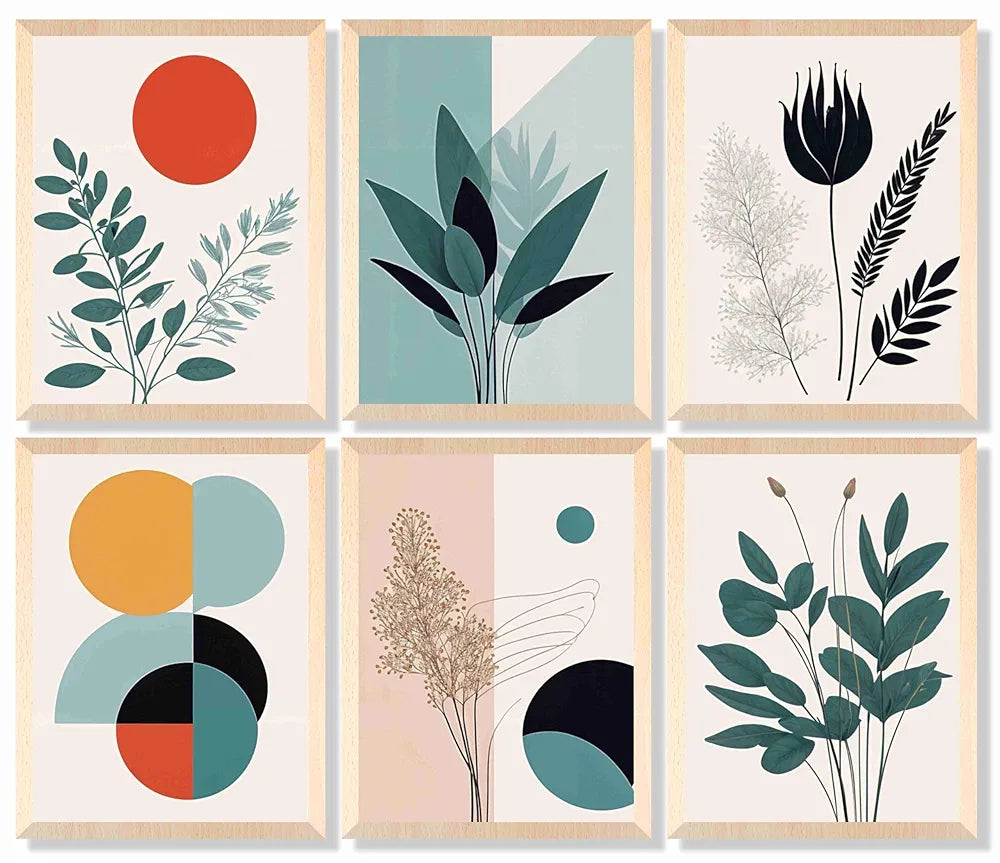 Livin'luxe Paintings Flower Pot Home Decor Wall Paintings With Frame Painting B - 452K6