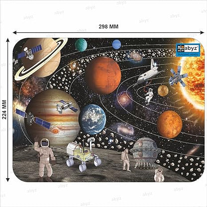ABYZ Wooden Jigsaw Puzzles for Kids SpaceJigsaw Puzzle for Kids of Age 4-6 Years 36 Pcs Puzzle