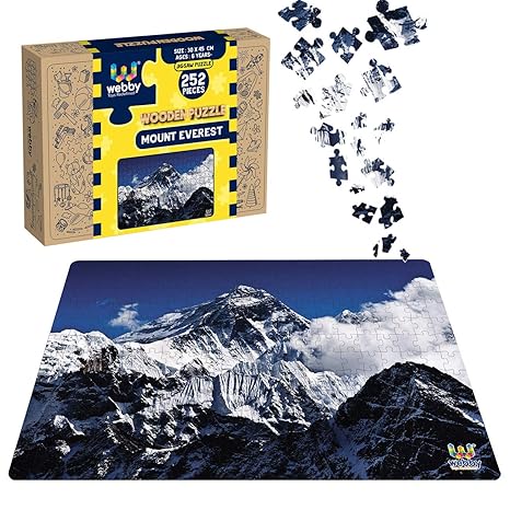 Webby Kids Mount Everest Wooden Jigsaw Puzzle 252 Pieces
