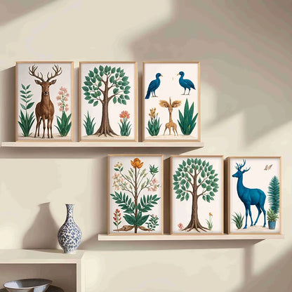 Livin'luxe Paintings Animals Home Decor Wall Paintings With Frame Painting B - 449K6