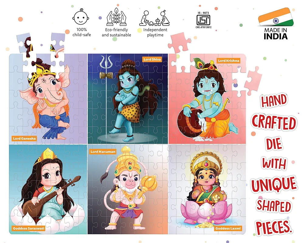 Popcorn Games & Puzzles 160 Piece PuzzleWorld Mythology |Improves Your Child Cognitive Skills, Concentration, Memory & Coordination