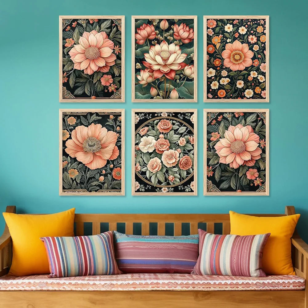 Kotart Wall Art Painting for Wall Decoration Floral Traditional Wall Decoration Art 5
