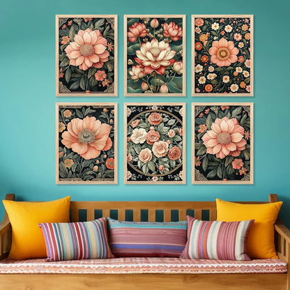 Kotart Wall Art Painting for Wall Decoration Floral Traditional Wall Decoration Art 5