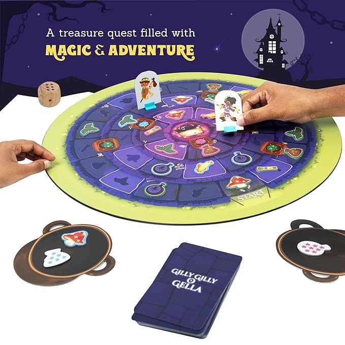 Bloomingo Board Game - Gilly Gilly O Gella | Magical Adventure Game for Kids & Adults