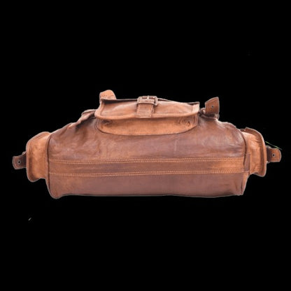 Craftshades – 13 Inch Handcrafted Leather Women’s brown Tote Bag | 100% Genuine Leather