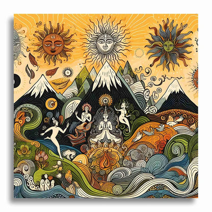 Livin'luxe Paintings Modern Art Canvas Home Decor Wall Paintings With Frame Painting CR-320