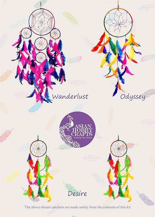 Asian Hobby Crafts DIY Dream Catcher Kit | Large
