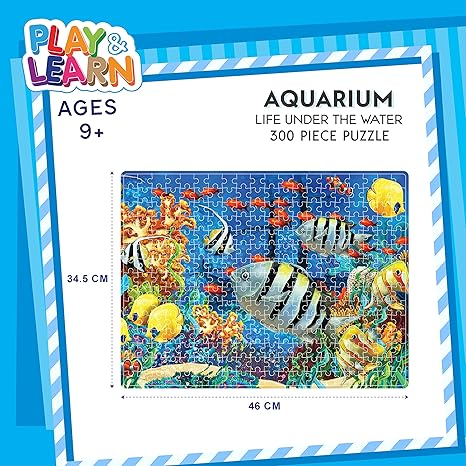Funskool Acquarium Educational 300 Pieces Puzzle For 9 Year Old Kids and Above Toy