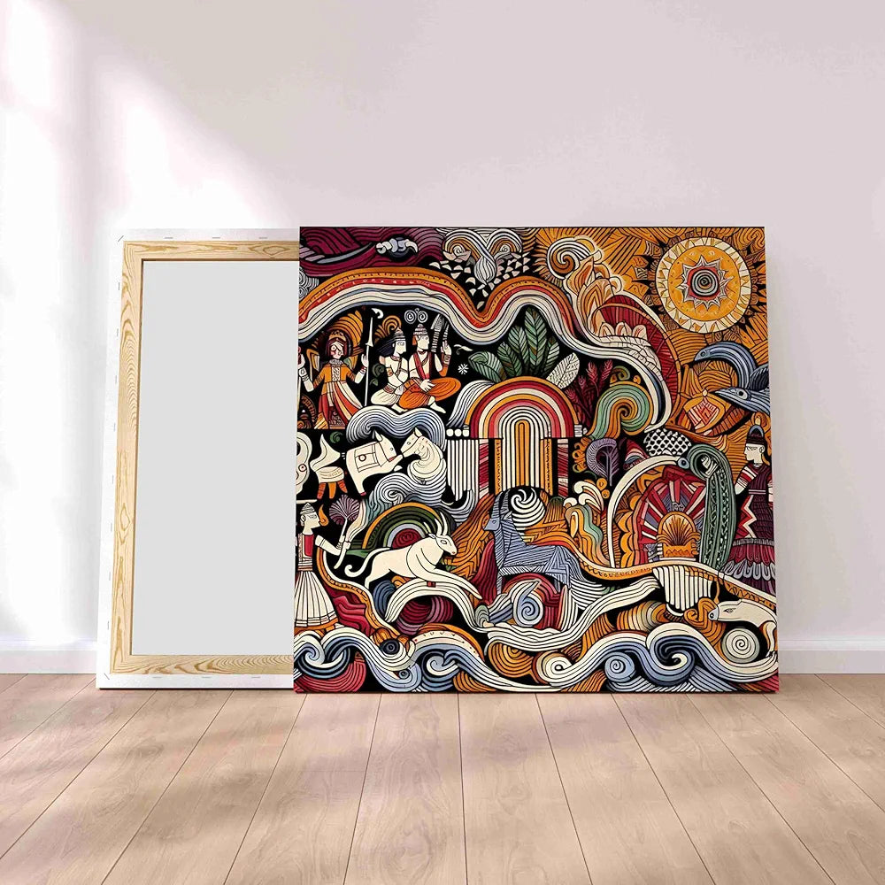 Livin'luxe Paintings Modern Art Canvas Home Decor Wall Paintings With Frame Painting CR-324