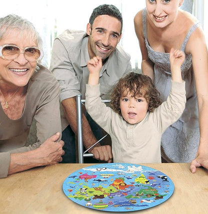 Fiddlys Creative Wooden Jigsaw Puzzle for Children 66 Pieces | Solar System