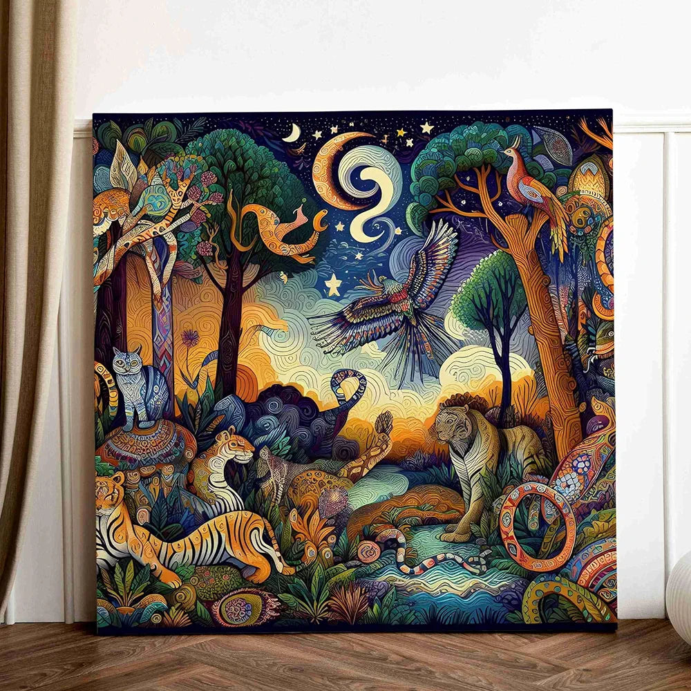 Livin'luxe Paintings Animals Modern Art Canvas Home Decor Wall Paintings With Frame Painting CR-301