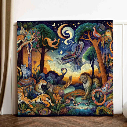 Livin'luxe Paintings Animals Modern Art Canvas Home Decor Wall Paintings With Frame Painting CR-301