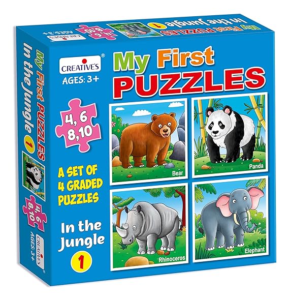 Creative Educational Aids My First Puzzle in the Jungle 1 for Kids | Multicolor