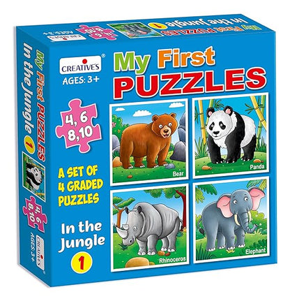 Creative Educational Aids My First Puzzle in the Jungle 1 for Kids | Multicolor