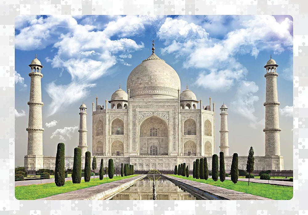Popcorn Puzzle for kids Taj Mahal 500 Piece Jigsaw puzzles game for 7+ years old childrens and adults | Indoor Brain Booster games and gifts for boy and girl