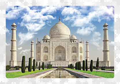 Popcorn Puzzle for kids Taj Mahal 500 Piece Jigsaw puzzles game for 7+ years old childrens and adults | Indoor Brain Booster games and gifts for boy and girl