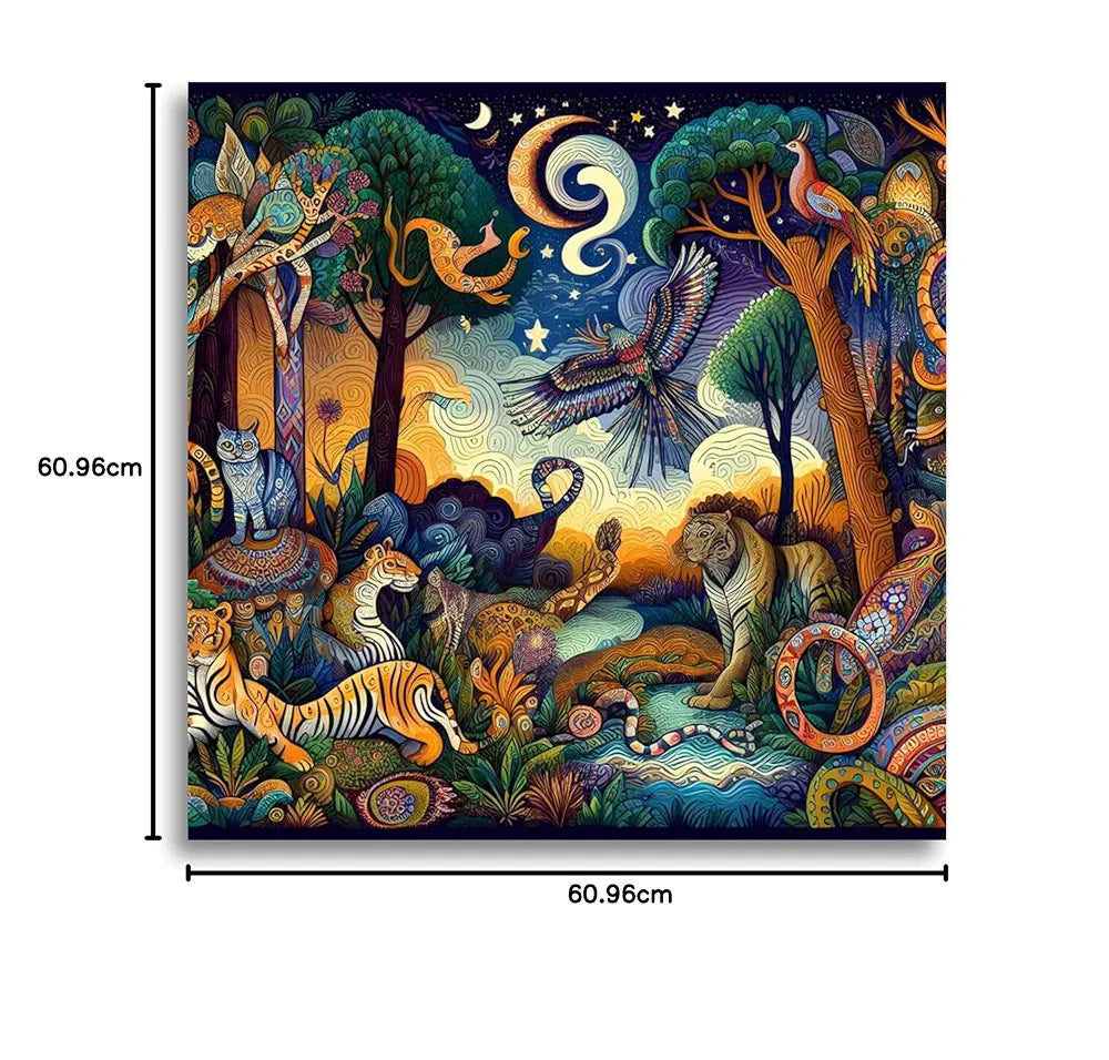 Livin'luxe Paintings Animals Modern Art Canvas Home Decor Wall Paintings With Frame Painting CR-301