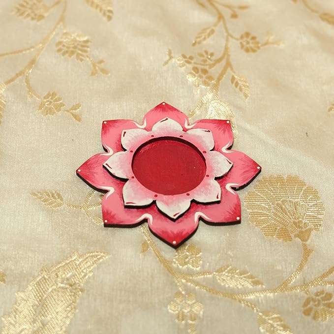 Hobby India Mdf Tea Light Candle Holder for Painting | Craft | Resin Art | Diy & Gifts