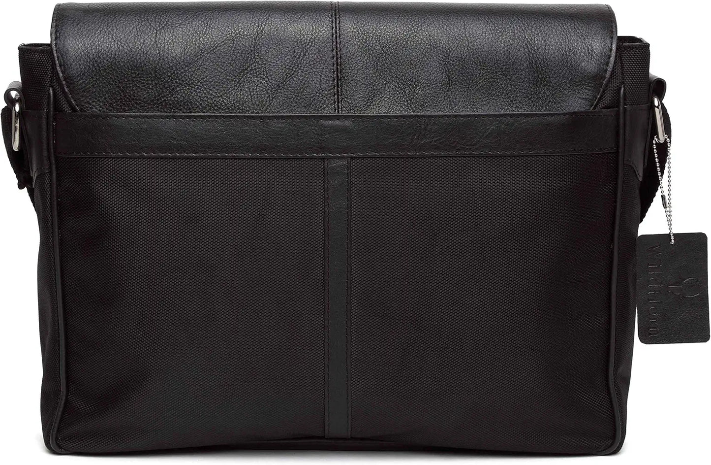 WildHorn Leather 13 inch Laptop Messenger Bag for Men I Padded Laptop Compartment I Adjustable Strap I Dimension: L- 14inch H- 10.5 inch W- 3.5inch