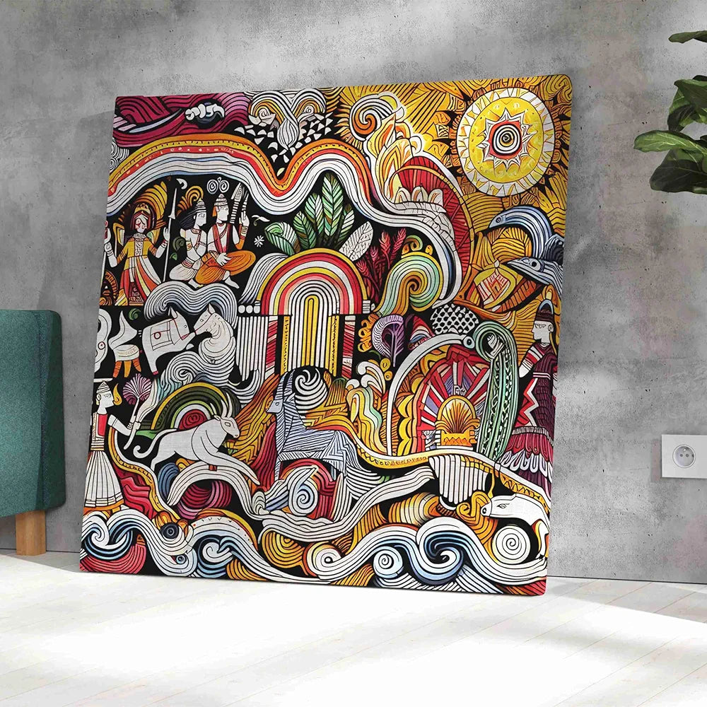 Livin'luxe Paintings Modern Art Canvas Home Decor Wall Paintings With Frame Painting CR-324