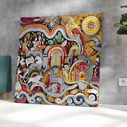 Livin'luxe Paintings Modern Art Canvas Home Decor Wall Paintings With Frame Painting CR-324