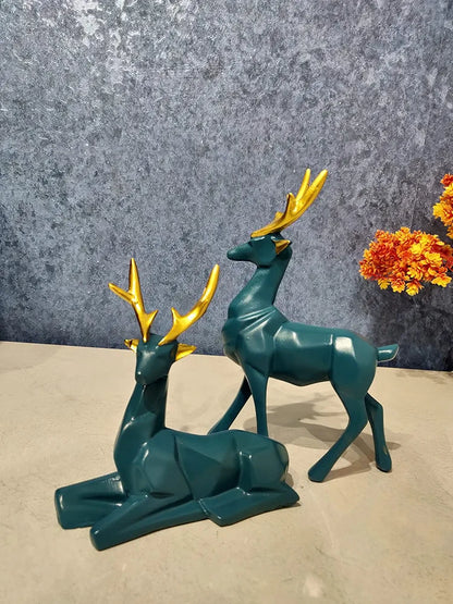 Zart Deer Home Decor showpiece