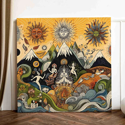 Livin'luxe Paintings Modern Art Canvas Home Decor Wall Paintings With Frame Painting CR-320