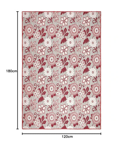 Saral Home Cotton Jacquard Anti-Skid Carpet
