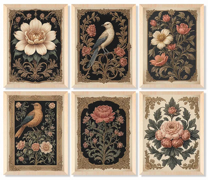 Livin'luxe Paintings Preety Bird Sitting on Plant Home Decor Wall Paintings With Frame B - 456k6