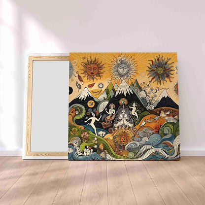 Livin'luxe Paintings Modern Art Canvas Home Decor Wall Paintings With Frame Painting CR-320