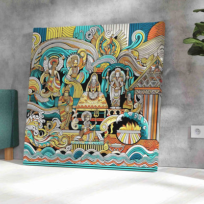 Livin'luxe Paintings Modern Art Canvas Home Decor Wall Paintings With Frame Painting CR-321