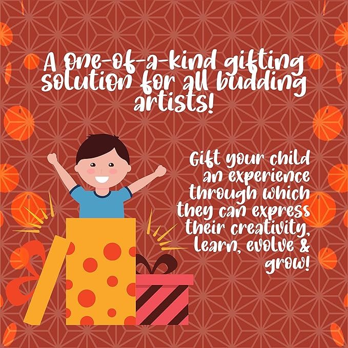 Kalakaram Make Your Own Lippan Art Pen Stand | Pen Stand Canvas for Adults and Kids | Craft Diy Kit for Kids | Traditional Painting Kits