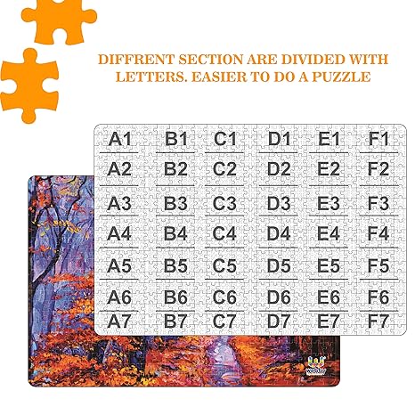 Webby Kids The Maple Forest Wooden Jigsaw Puzzle 500 Pieces