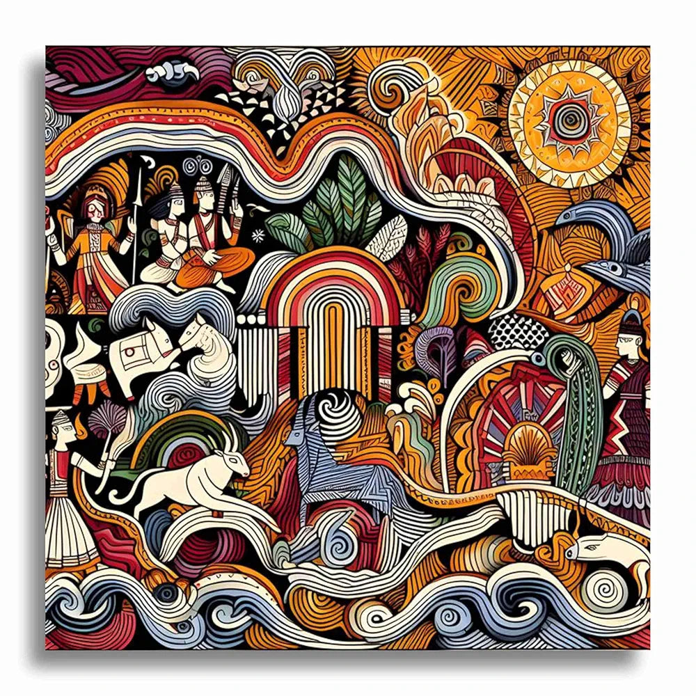 Livin'luxe Paintings Modern Art Canvas Home Decor Wall Paintings With Frame Painting CR-324