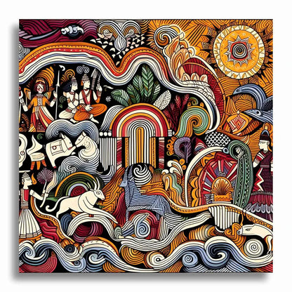 Livin'luxe Paintings Modern Art Canvas Home Decor Wall Paintings With Frame Painting CR-324