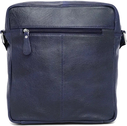 WildHorn Urban Edge Leather Sling Messenger Bag for Men I Dimension: L- 11 inch H- 12.5 inch W- 2.5 inch
