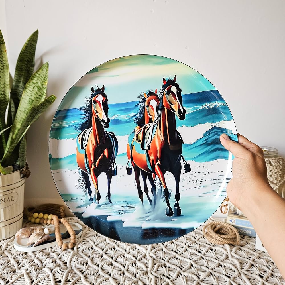 Ritualistic Indian Ocean Wall Plates for Home Decoration Wall Showpiece Set of 5