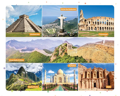 Popcorn Games & Puzzles for Kids 160 Piece | 7 Wonder Jigsaw Puzzle Game for Kids 7+ Years | Improve Knowledge, Hand Eye Coordination and Memory of Childrens