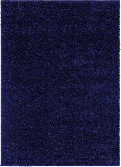 Ishro Home Premium Fuzzy Shag Carpet for Hall Rugs for Living Room Carpets for Living Room Colour Blue