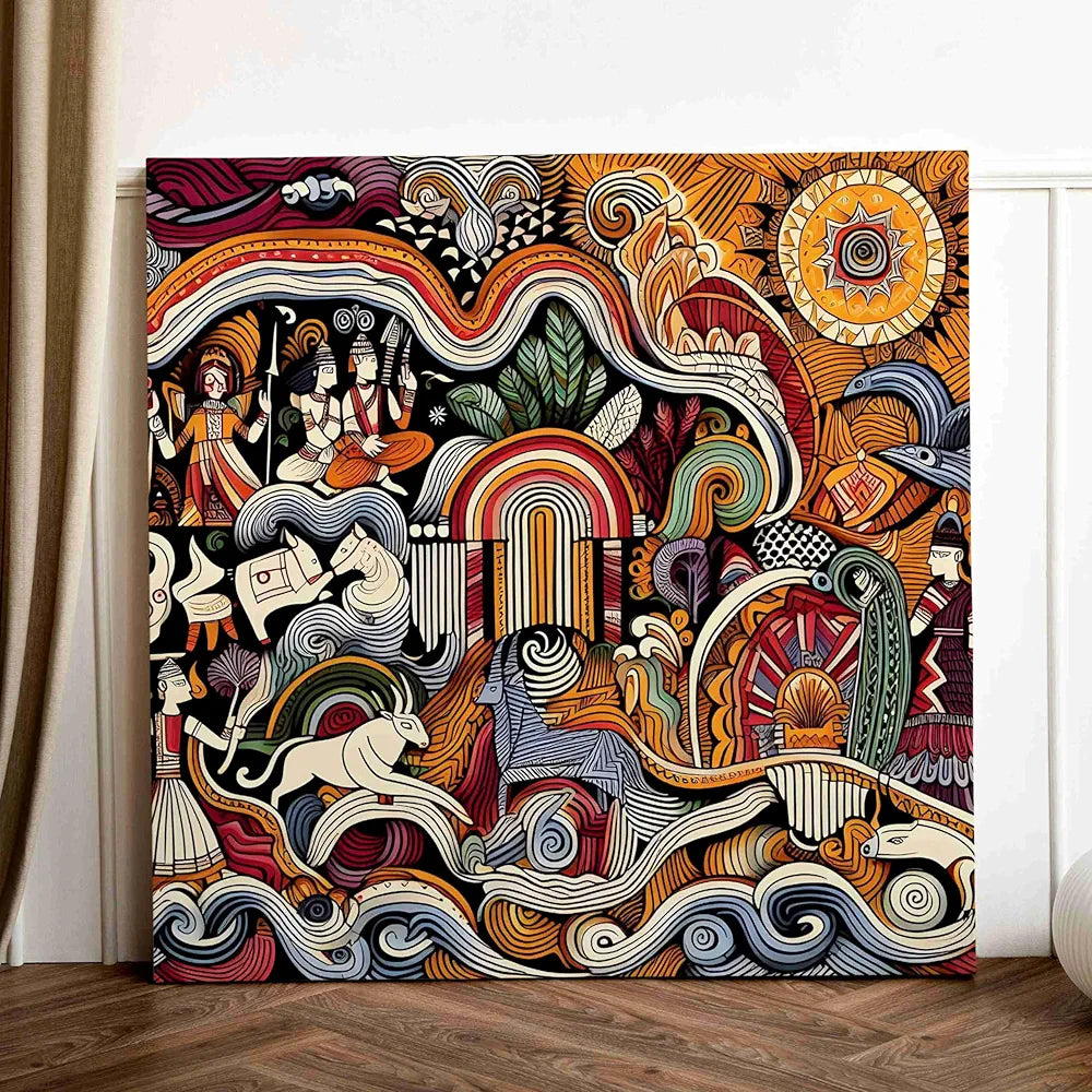 Livin'luxe Paintings Modern Art Canvas Home Decor Wall Paintings With Frame Painting CR-324