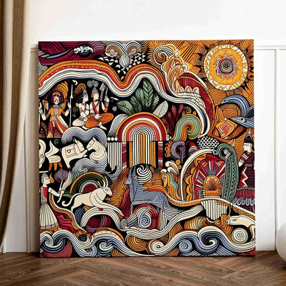 Livin'luxe Paintings Modern Art Canvas Home Decor Wall Paintings With Frame Painting CR-324