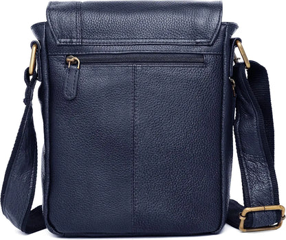 WildHorn Leather 8.5 inch Sling Messenger Bag for Men I Multipurpose Crossbody Bag I Travel Bag with Adjustable Strap I DIMENSION: L- 8.5inch H- 10.5inch W- 3inch