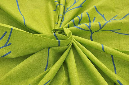Huesland by Ahmedabad Cotton 144 TC Cotton King Size Bedsheet with 2 Pillow Covers - Green